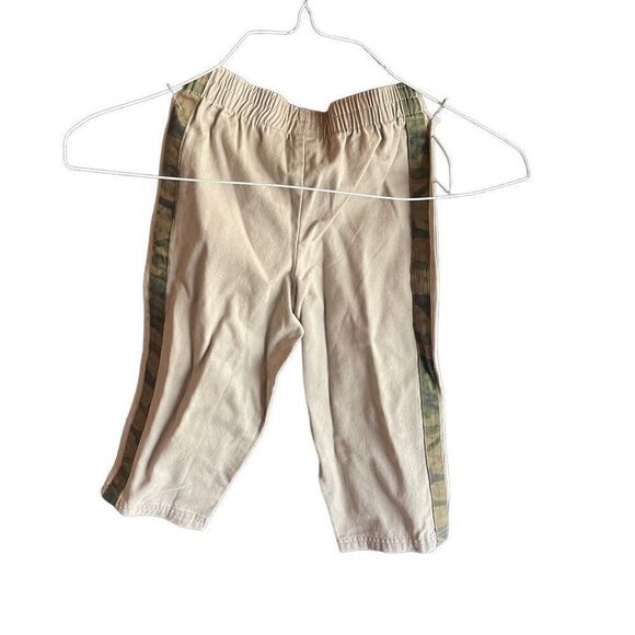 WonderKids tan khakis pants bottoms NEW camo camouflage stripes 3T - Picture 4 of 10
